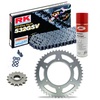 Kit de Arrastre RK 532 GSV GRIS ACERO YAMAHA R6 600 YZF 03-05 Estandar