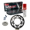 Kit de Arrastre RK 520 ZXW Super Reforzado Gris Acero APRILIA RSV4 1000 APRC SE Conversion 520 Ultralight 11-14 