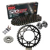 Kit de Arrastre RK 520 ZXW Super Reforzado NEGRO/ORO APRILIA RSV4 1000 RF Conversion 520 Ultralight 15-18 Remachadora Gratis!