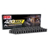 CADENA RK 420 MXZ GRIS ACERO ENGANCHE CLIP PREMIUM