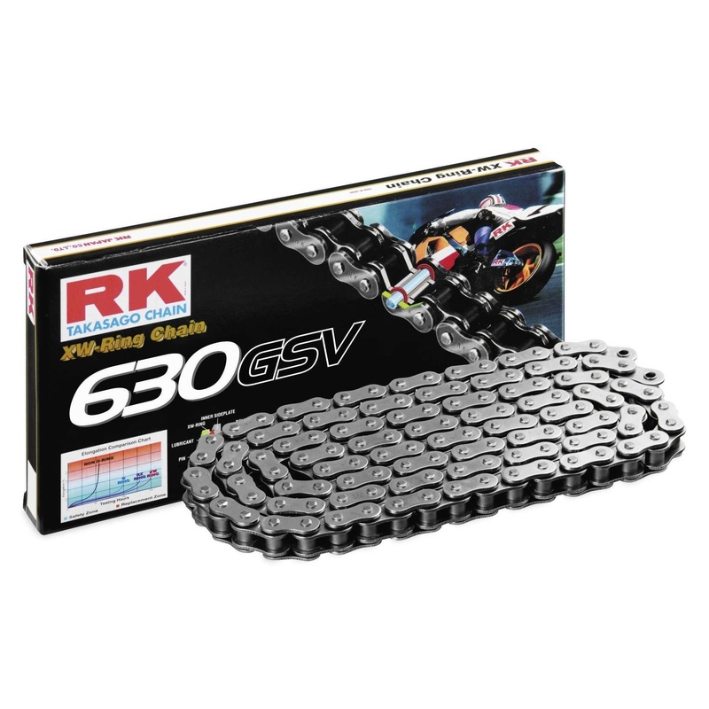 CADENA RK 630 GSV GRIS ACERO CON XW RING SUPERSPORT