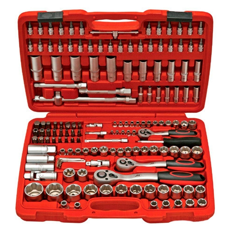 JUEGO DE VASOS 1/4'-3/8'-1/2' 150 PIEZAS
