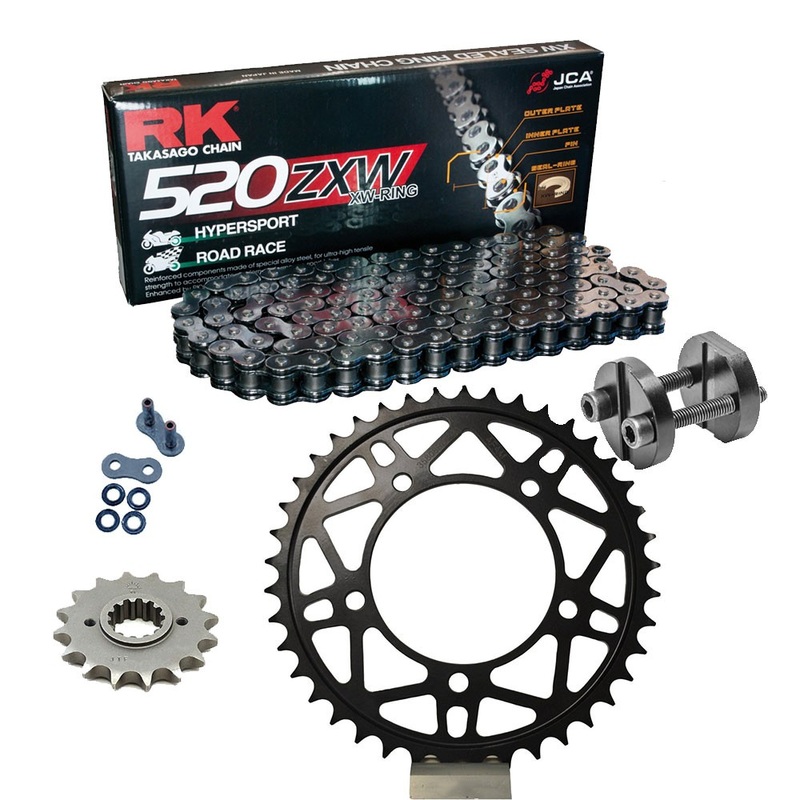 Kit de Arrastre RK 520 ZXW Super Reforzado ACERO BMW S 1000 RR Conversion 520 Ultralight 09-11 Remachadora Gratis!