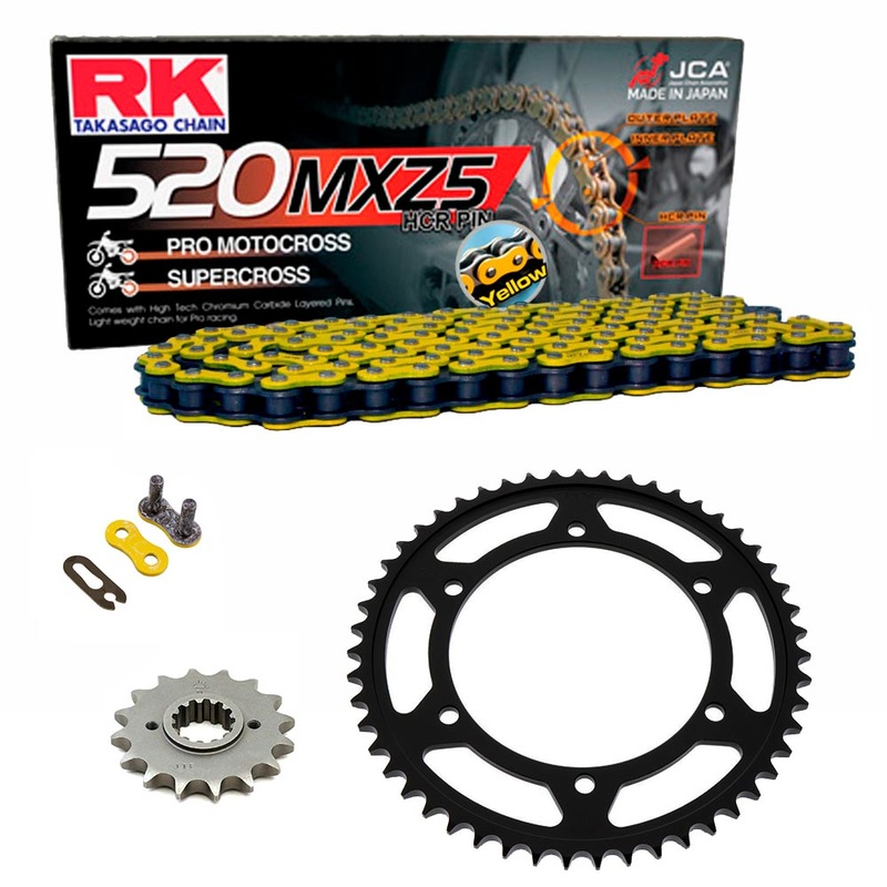 Para kit de cadena de transmisión y piñón para HONDA CRF150F 2003 2004
