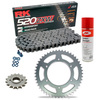 Kit de Arrastre RK 520 ZXW Super Reforzado GRIS ACERO HONDA NSR 250 86