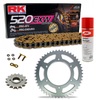 Sprockets & Chain Kit RK 520 EXW Gold HONDA XL 350 85-87