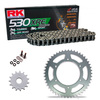 Kit de Arrastre RK 530 XRE Reforzado GRIS ACERO HONDA VFR 750 RC 36 90-98
