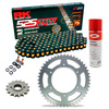Kit de Arrastre RK 525 ZXW Super Reforzado NEGRO/ORO KAWASAKI ZX-10RR Ninja 17-20