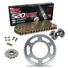 Sprockets & Chain Kit RK 520 ZXW Gold KAWASAKI ZX-6R Ninja 636 20 Free Riveter