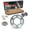 Kit de Arrastre RK 530 ZXW Super Reforzado ORO SUZUKI GT 750 72-73 Remachadora Gratis!