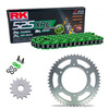 Sprockets & Chain Kit RK 525 XRE Green TRIUMPH Bonneville 865 05-15 