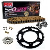 Kit de Arrastre RK 520 EXW ORO YAMAHA TT R 250 93-95 Remachadora Gratis