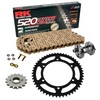 Sprockets & Chain Kit RK 520 ZXW Gold YAMAHA YZF R1 1000 Conversion 520 98-03 Free Riveter