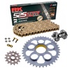 Sprockets & Chain Kit RK 525 ZXW Gold DUCATI Streetfighter 848 12-15 Free Rivet Tool!