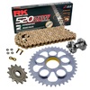 Kit de Arrastre RK 520 ZXW Super Reforzado ORO DUCATI Monster S2R 800 05-07 Remachadora Gratis!