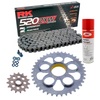 Sprockets & Chain Kit RK 520 ZXW Grey Steel DUCATI hypermotard 950 19-25