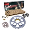 Sprockets & Chain Kit RK 520 ZXW Gold DUCATI hypermotard 950 19-25 Free Rivet Tool!