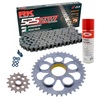 Kit de Arrastre RK 525 ZXW Super Reforzado ACERO GRIS DUCATI Hyperstrada 939 16-18