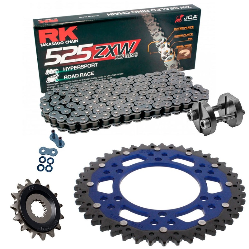 Kit de Arrastre YAMAHA R6 06-20 Power Kit Azul 525 ZXW Gris