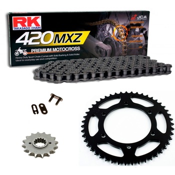 Kit de Arrastre RK 420 MXZ GRIS ACERO KTM SX 65 12-23