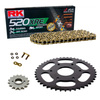 Kit de Arrastre RK 520 XRE Reforzado  ORO KTM RC 390 14-21 