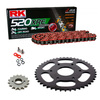 Kit de Arrastre RK 520 XRE Reforzado  ROJO KTM RC 390 14-21 