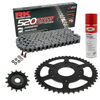 Kit de Arrastre RK 520 ZXW Super Reforzado GRIS ACERO KTM RC 390 14-21