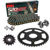 Kit de Arrastre RK 520 ZXW Super Reforzado NEGRO/ORO KTM RC 390 14-21 Remachadora Gratis!