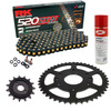 Sprockets & Chain Kit RK 520 ZXW Black/Gold KTM RC 390 14-21