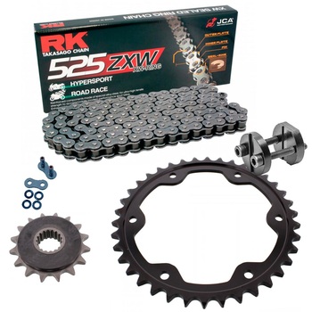 Kit de Arrastre RK 525 ZXW Super Reforzado GRIS ACERO KTM Super Duke GT 1290 16-26 Remachadora Gratis!