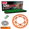 KTM EXC 200 98-11 Power Kit Chain Kit Alu Rear Sprocket 520 MXZ5 GREEN