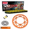 KTM EXC 400 01-11 Power Kit Chain Kit Alu Rear Sprocket 520 MXZ5 YELLOW
