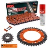Kit de Arrastre  KTM 950 LC8 Adventure 03-06 Power Kit Naranja 525 ZXW LIMPIADOR GRATIS!!