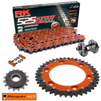 Kit de Arrastre  KTM Adventure 1050 15-16 Power Kit Naranja 525 ZXW REMACHADORA GRATIS!!