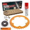 KTM Super Duke 1290 14-15 Power Kit Hypersport Reinforced Chain Kit 525 ZXW GOLD FREE CLEANING SPRAY!!