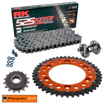 Kit de Arrastre KTM 950 Super Enduro S 06-09 Power Kit Super Reforzado GRIS Remachadora gratis!!
