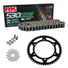 Kit de Arrastre RK 530 XRE Reforzado GRIS ACERO SUZUKI GSX-R 1100 Conversion 530 90-92