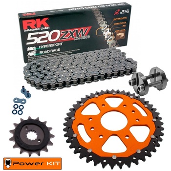 Kit de Arrastre  KTM Adventure 390 2020-2025 Power Kit Super Reforzado 520 ZXW GRIS REMACHADORA GRATIS!!