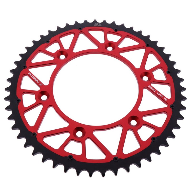 Rear Sprocket JT TWINSTAR HONDA CR 125 / 250 / 500 Red