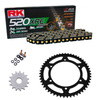 Sprockets & Chain Kit RK 520 XRE Black/Gold  DUCATI Sport 800 03 