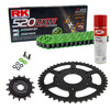 Sprockets & Chain Kit RK 520 ZXW Green KTM RC 390 14-21