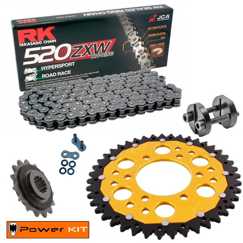 Kit de Arrastre KAWASAKI Z800 13-17 Power Kit Reforzado Gris Acero