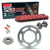 Kit de Arrastre RK 520 ZXW Super Reforzado ROJO YAMAHA XJ6 600 09-15 Remachadora Gratis!