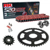 Sprockets & Chain Kit RK 520 ZXW Red KTM RC 390 14-21 Free Riveter