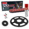 Sprockets & Chain Kit RK 520 ZXW Red KTM RC 390 14-21