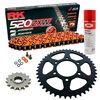 Sprockets & Chain Kit RK 520 ZXW Orange KAWASAKI Z800 13-17