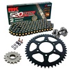 Kit de Arrastre RK 520 ZXW Super Reforzado NEGRA KAWASAKI Z800 Sugomi Edition 16 Remachadora Gratis!