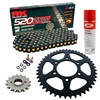 Sprockets & Chain Kit RK 520 ZXW Black KAWASAKI Z800 Sugomi Edition 16 
