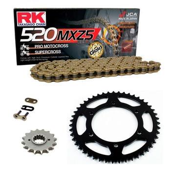 Kit de Arrastre RK 520 MXZ5 ORO GAS GAS PAMPERA 250 01-05