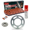 Kit de Arrastre RK 525 ZXW Super Reforzado NARANJA YAMAHA XSR 700 16-25